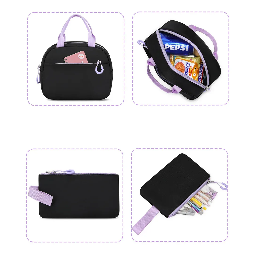sac à dos scolaire pour filles, série love, léger, grande capacité, mignon et orthopédique, pour collégiennes.