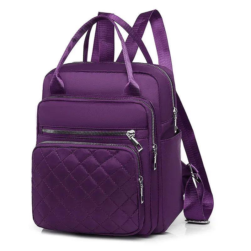 nouveau oxford sac à dos tissu version coréenne sac à main voyage en plein air sac à dos décontracté tissu imperméable couleur unie cartables