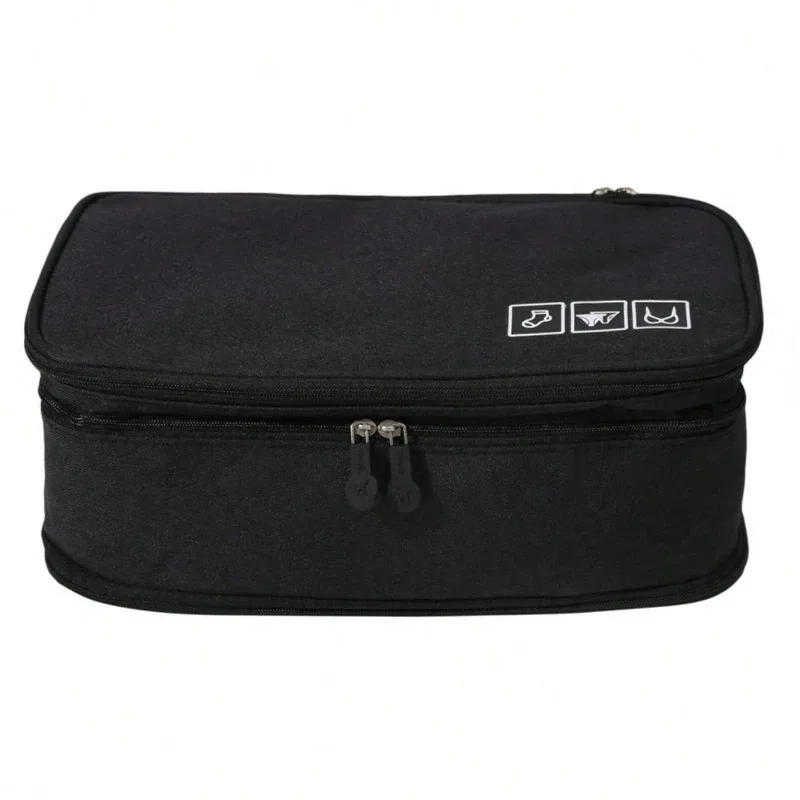 organisateur d'emballage de voyage, 1 pièce, sac de rangement léger à fermeture éclair pour sous-vêtements chaussettes accessoires pour bagages et valises sac de voyage