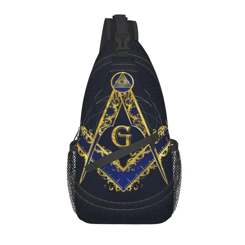 maçonnerie fronde poitrine sac à bandoulière hommes cool maçonnique franc-maçon épaule sac à dos pour voyage cyclisme