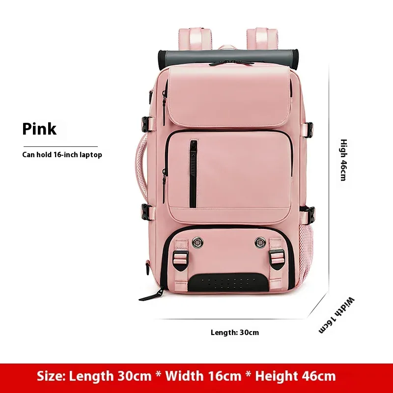 grand sac à dos de voyage, sac à dos embarquable, chargement usb, étanche, sac à dos de voyage extérieur, compartiment à chaussures indépendant