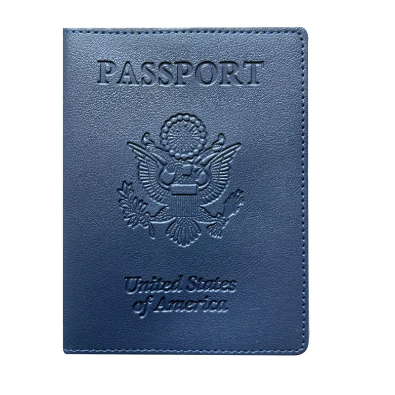 couverture de porte-passeport, portefeuille essentiel de voyage, blocage rfid, étui pour cartes en cuir, indispensable pour voyage international, accessoire de voyage