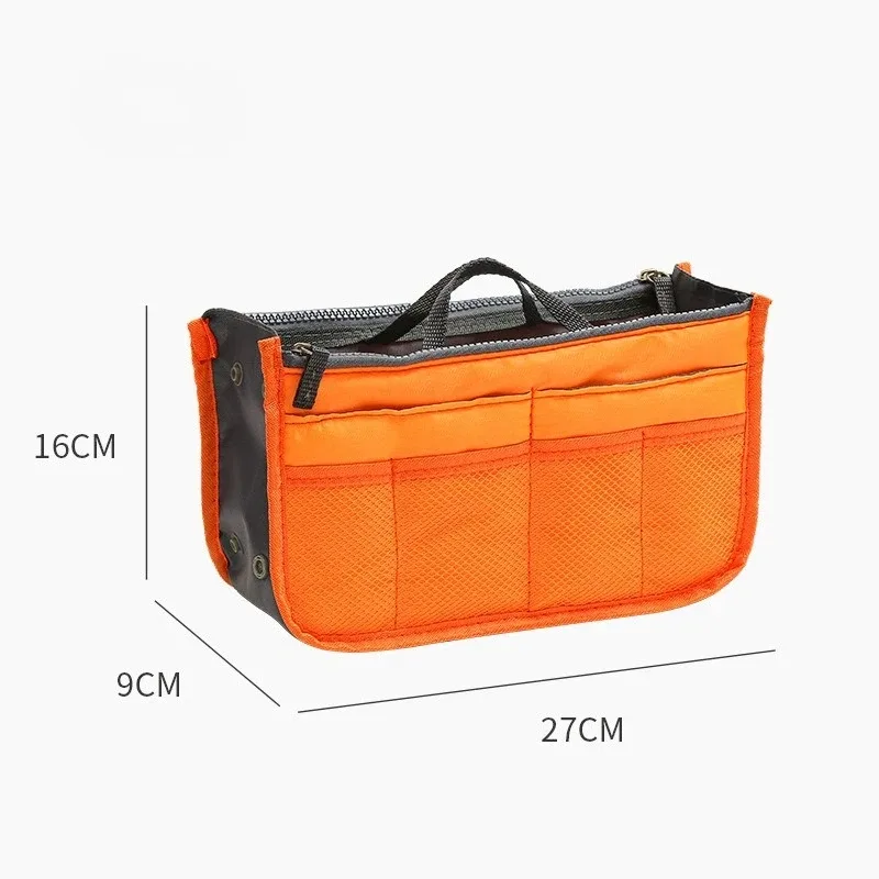 organisateur de sac à main en nylon pour femme, grand insert de rangement pour sac de voyage, trousse de maquillage, sac fourre-tout pas cher pour femme