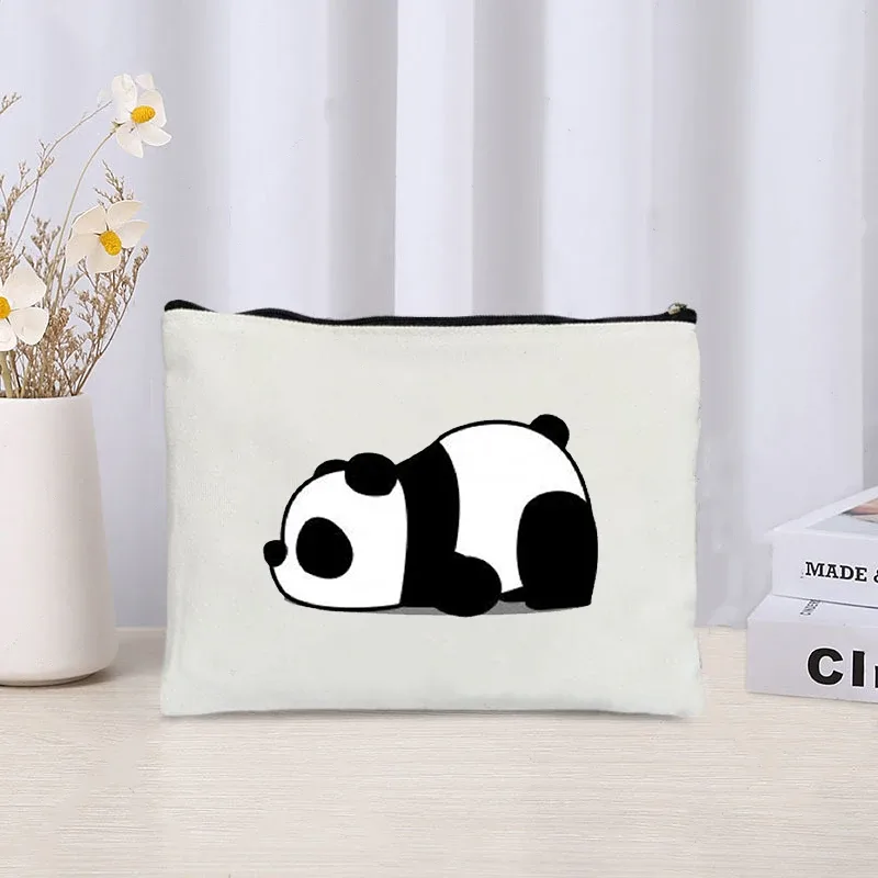 kawaii panda trousse à cosmétiques enfants voyage nécessité toilette sac à couches pochette de maquillage pour jolies filles anniversaire nouvel an cadeau