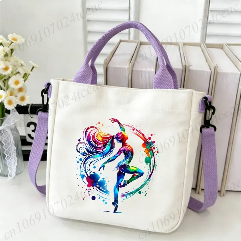 sac à bandoulière en toile pour femmes, sacs à bandoulière esthétiques pour filles, sacs à main fourre-tout à la mode pour adolescents, garçons et filles, cadeau