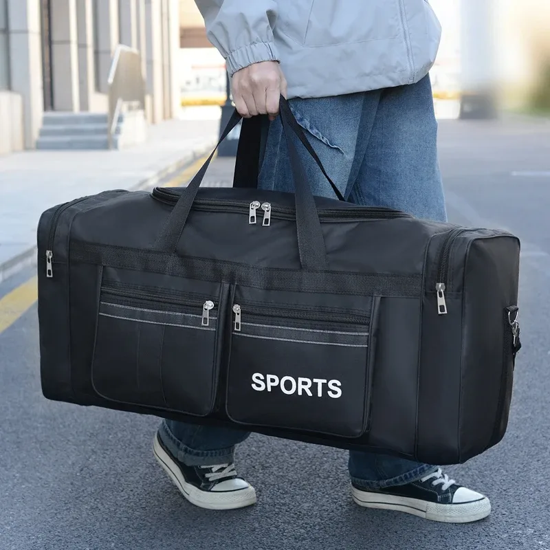 sac de voyage pliable pour homme, sac de sport, sac de déménagement, sac de rangement à bandoulière