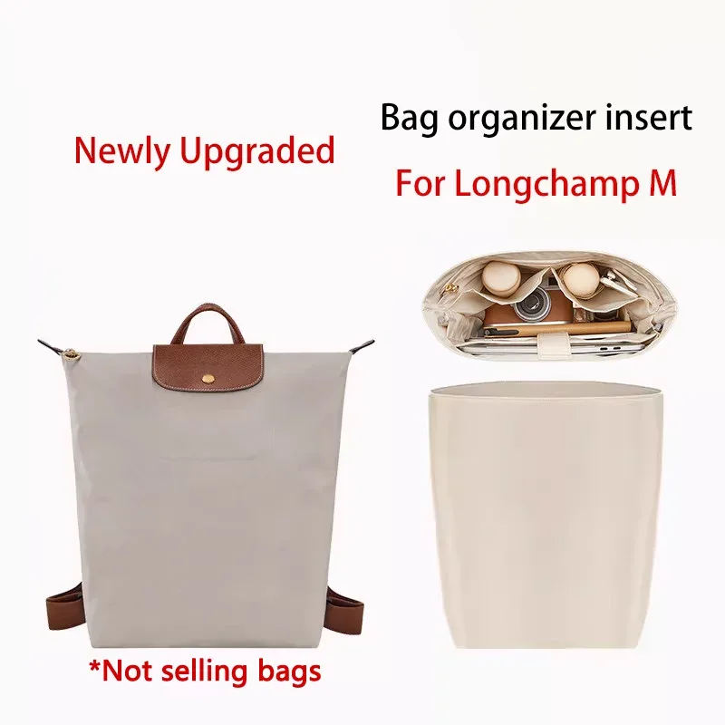 organisateur de sac pour sac à dos longchamp, pour ranger un ordinateur et une bouteille d'eau, facile à retrouver, en nylon durable, accessoires de sac.