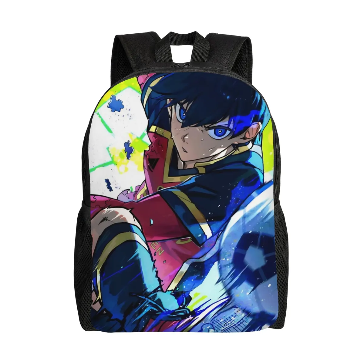 sac à dos pour femmes yoichi isagi blue locks anime, sac d'école pour enfants, sac à dos pour ordinateur portable, sac à bandoulière de voyage pour adolescents