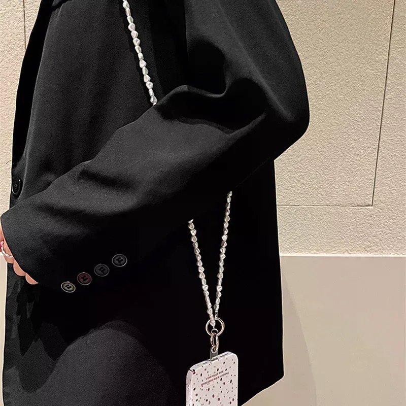 sac à bandoulière long de 120cm, accessoires, lanière de téléphone portable, chaîne de perles, sac à dos pour femmes, longue bandoulière, lanière anti-perte