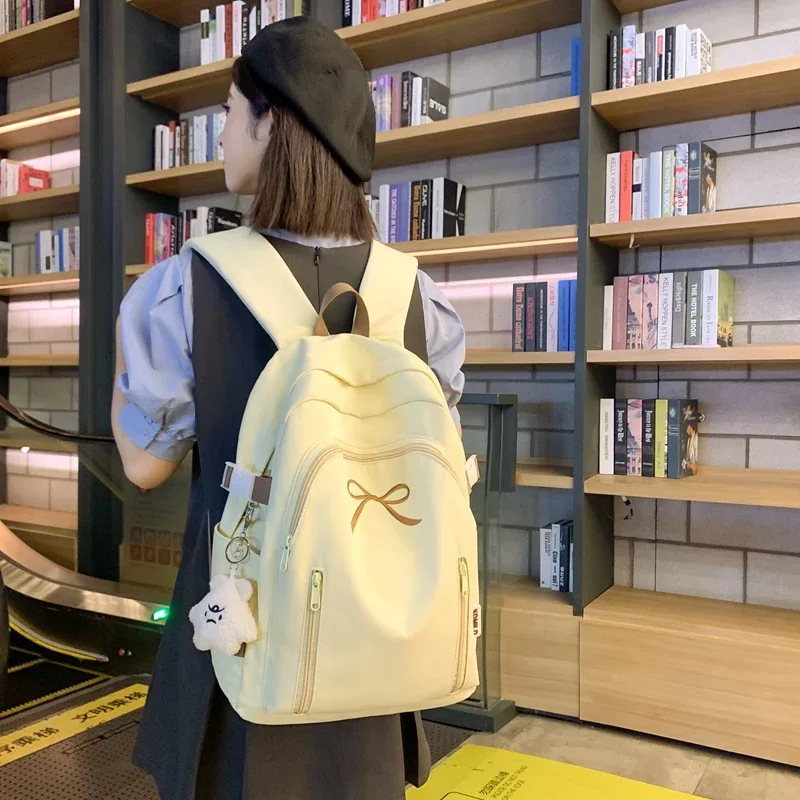 sac à dos harajuku pour femme et homme, idéal pour l'école, les livres, les adolescentes et les adolescents, sac de collège, sac de voyage mignon 2025