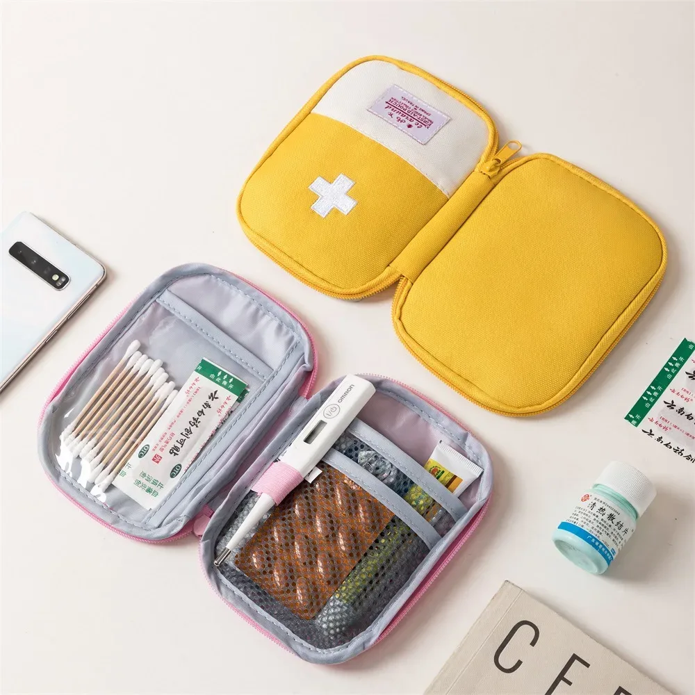 sac de rangement médical portable 3 pièces/ensemble, kit de premiers secours d'urgence pour camping, organisateur, sac de voyage en plein air à domicile