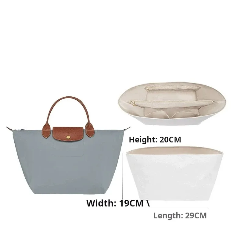 insert organisateur de sac à main pour sacs à main, organisateur de sac en feutre pour fourre-tout et sac à main, compatible avec longchamp