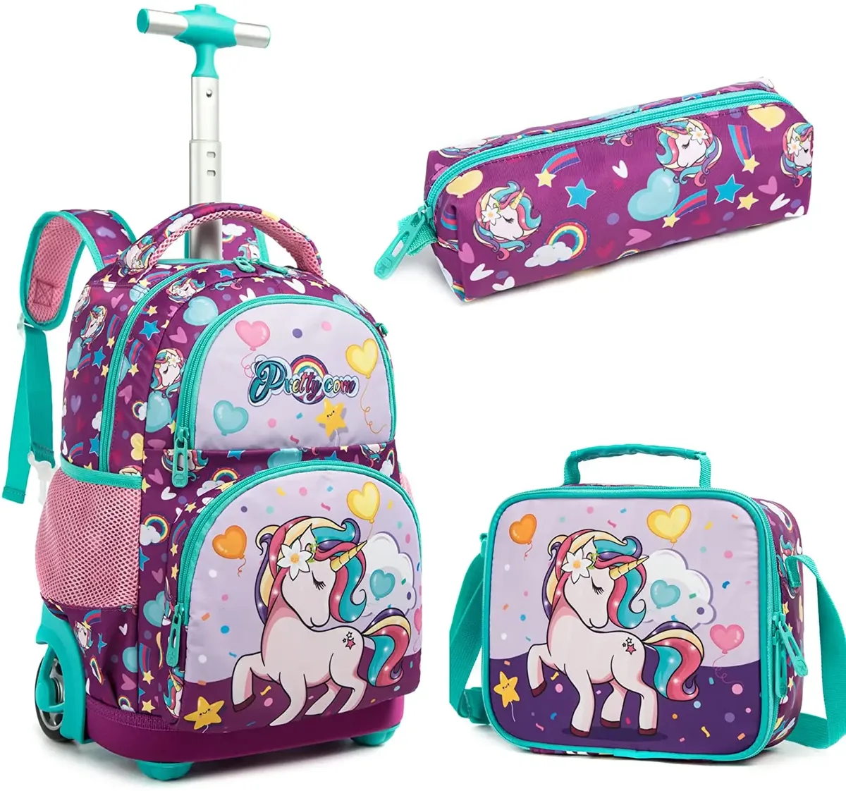 sac à dos à roulettes pour enfants, sac à dos pour filles, sac à roulettes pour garçons, sac à dos pour ordinateur portable, sacs à bagages roulants pour enfants
