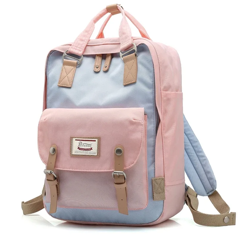 sac à dos pour ordinateur portable de 14 pouces pour femme, cartable d'école de haute qualité pour adolescent, fille et garçon, sacoche de voyage