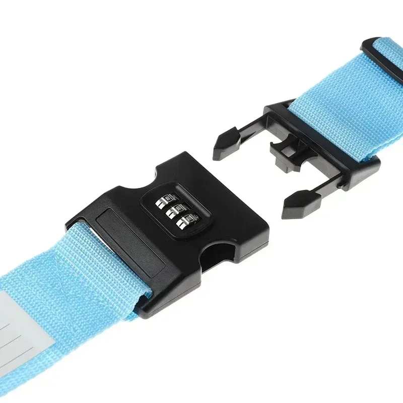 sangle de bagage pour voyage, avec serrure à code réglable, sangle de fixation, boucle de sécurité pour bagages, accessoires de voyage, 1 pièce