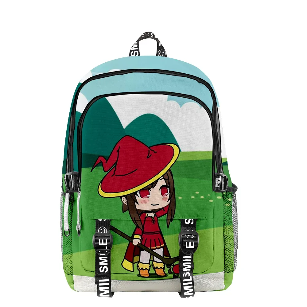 sacs d'école hip hop pour hommes et femmes, sacs de voyage amusants, impression 3d, oxford, étanche, sacs à dos multifonctions pour ordinateur portable, gacha life