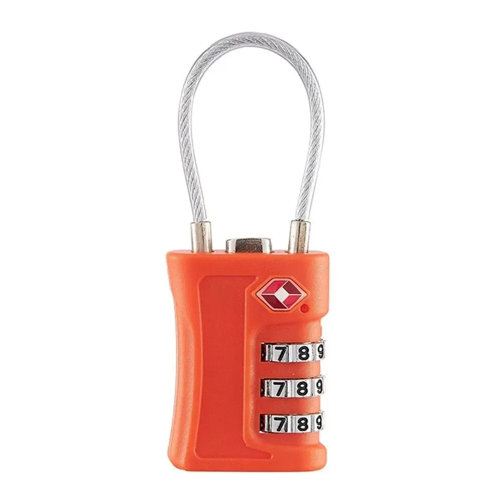 nouveau serrure à code douanier tsa pour bagages de voyage mot de passe serrure modifiable cadenas de conception de couleur contrastée
