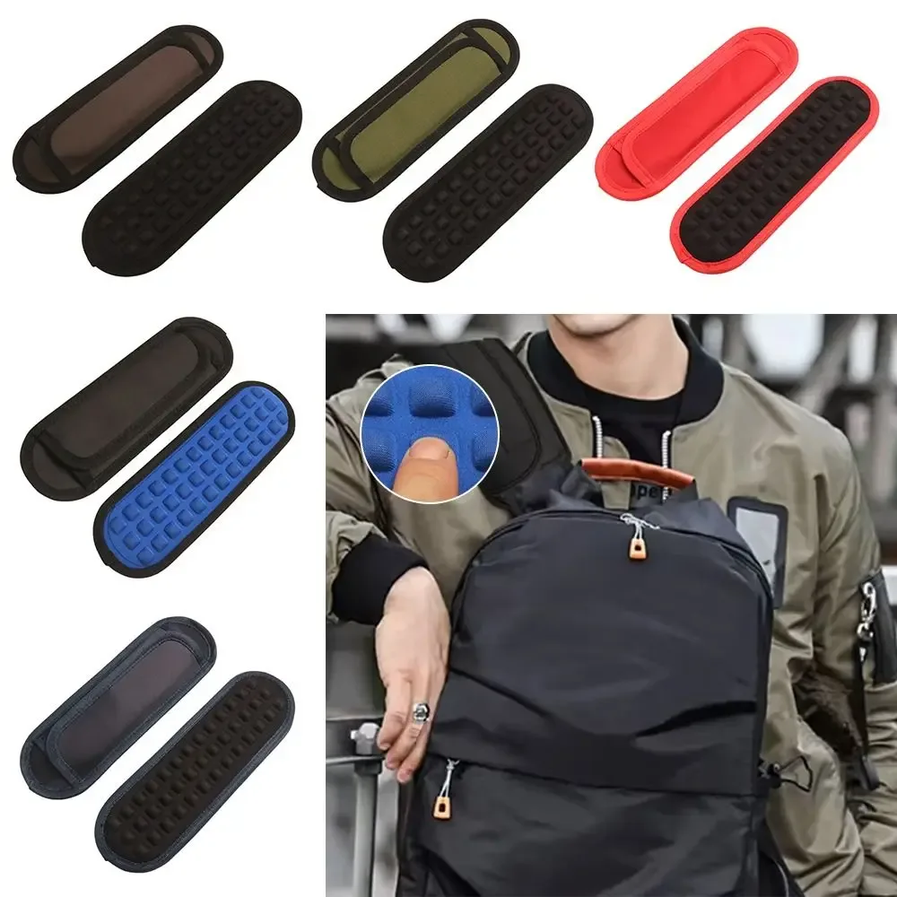 1 pièce de remplacement de coussinet d'épaule en nylon antidérapant et respirant, amovible, pour bandoulière de sac à dos et sacoche d'ordinateur portable