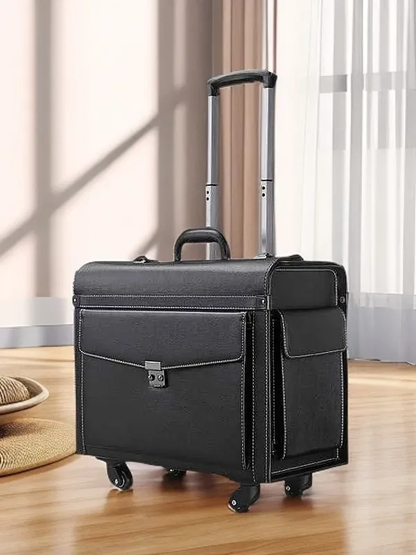 valise pilote, mallette de voyage pour agents de bord, bagages pour présents de train, mallette à main pour av