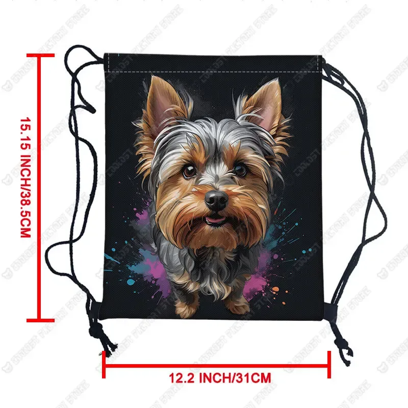 sac à dos de rangement de chaussures shih tzu, sac à livres, support, interconnexion, peinture, chien, proximité, wstring, troupeau des contribuables allemands