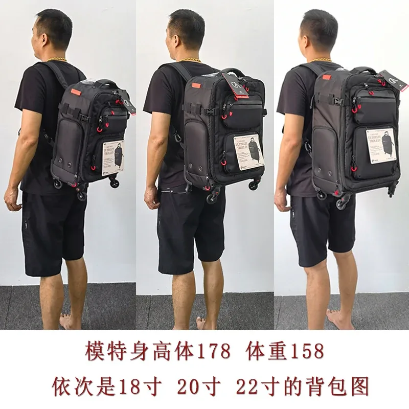nouvelle collection de bagages à roulettes tendance pour femme et homme – valises noires sur roues 18, 20, 22, 24 pouces – bagages cabine et sacs à dos