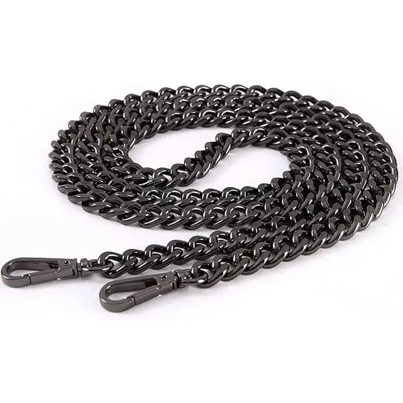 chaîne de sac en métal et aluminium de 120cm, pièces de rechange, accessoires pour sac à main à bandoulière pour femmes, bricolage, sangles détachables faites à la main