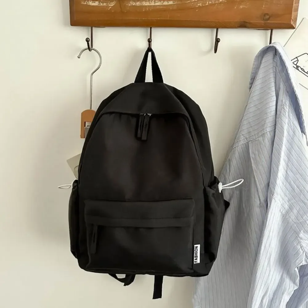 Sac à dos créatif de petite taille, couleur unie, style coréen, sac à main, sac à bandoulière pour étudiant, sac à dos décontracté de couleur unie, sac de voyage