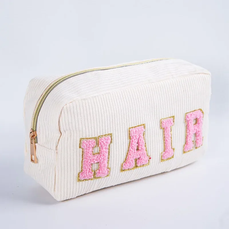 1 pièce trousse de maquillage et de toilette de voyage, sac de rangement mignon pour outils de beauté et accessoires cosmétiques