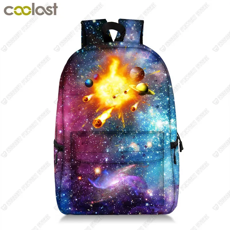 univers étoile sac à dos adolescent garçons filles galaxie planète sacs d'école hommes sac à dos ordinateur portable sacs à dos enfants école sac à dos sac