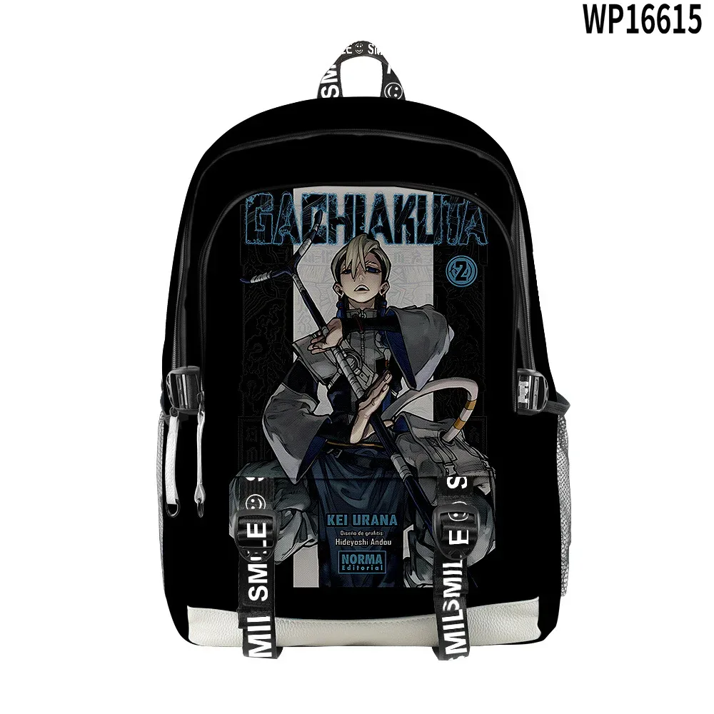 sacs d'école de nouveauté pour jeunes populaires unisexe gachiakuta sacs de voyage impression 3d oxford sacs à dos multifonctions imperméables pour ordinateur portable