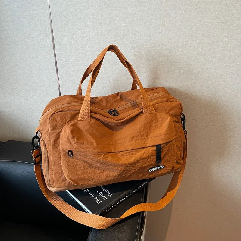 sac de sport de voyage imperméable grande capacité pour homme, avec séparation humide/sec, sac de fitness portable pour les courts séjours et les voyages d'affaires