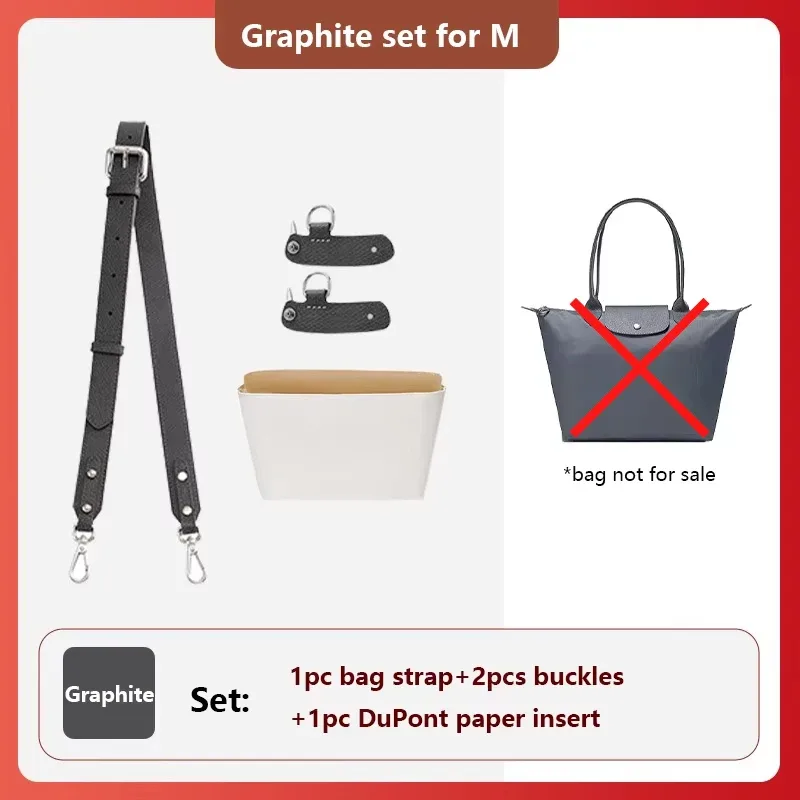 sangle de sac à bandoulière pour sac à bandoulière en cuir longchamp m, ceinture durable à porter en travers du corps, sans perçage, accessoires de remplacement