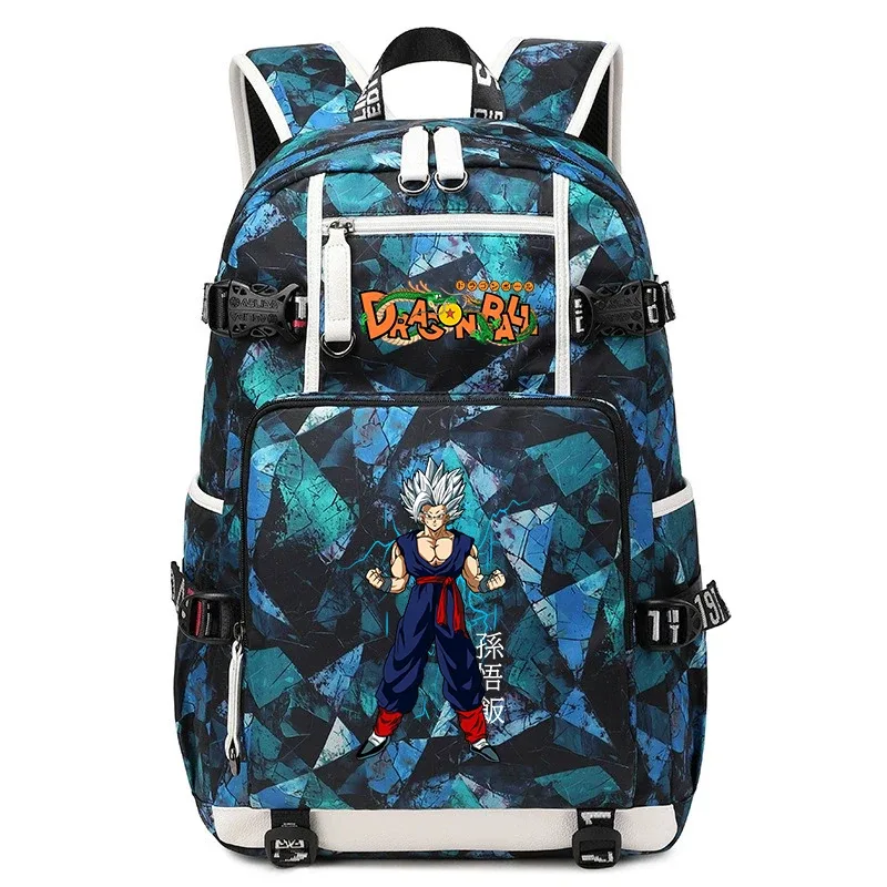 sac à dos d'école imprimé dragon ball z, sac à dos de voyage de grande capacité pour enfants et adolescents