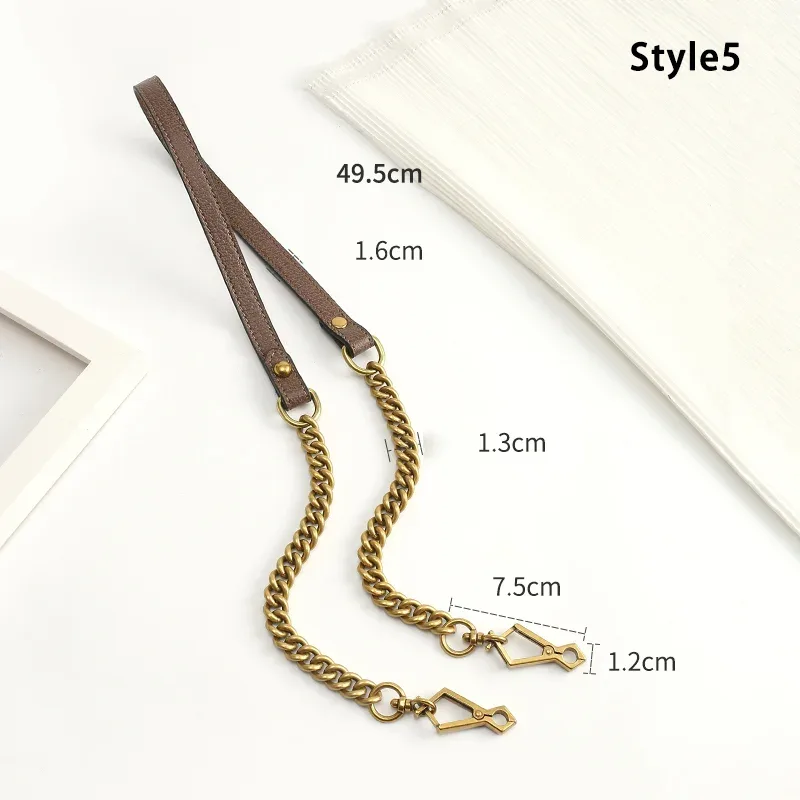 chaîne de sac bandoulière, sangle d'épaule durable, ceinture de remplacement, modification de sac, accessoires de chaîne