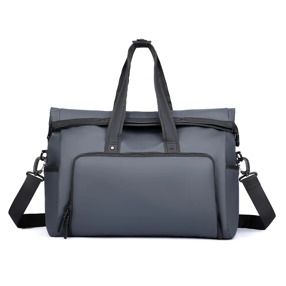 sac de voyage résistant à l'usure de grande capacité, sac à bagages pour courtes distances de 15.6 pouces, cartable pour hommes et femmes, sac de séparation sec et humide