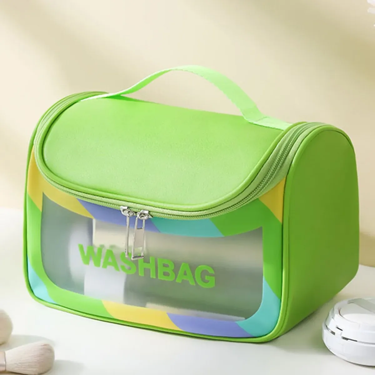sacs à cosmétiques multifonctionnels de voyage portables pour femmes, sac de lavage, sac de natation étanche, sac de rangement de maquillage de grande capacité