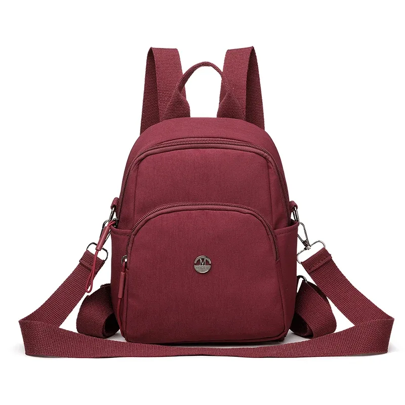 petit sac à dos léger de voyage décontracté pour femmes, sac à bandoulière en tissu imperméable de grande capacité et sensation haut de gamme pour filles, nouvelle collection