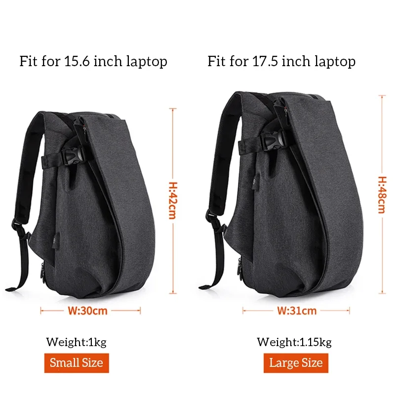 tangcool 2026 nouveau sac à dos pour ordinateur portable homme imperméable 15,6 pouces grande capacité chargement usb pour adolescent étudiant sac d'école