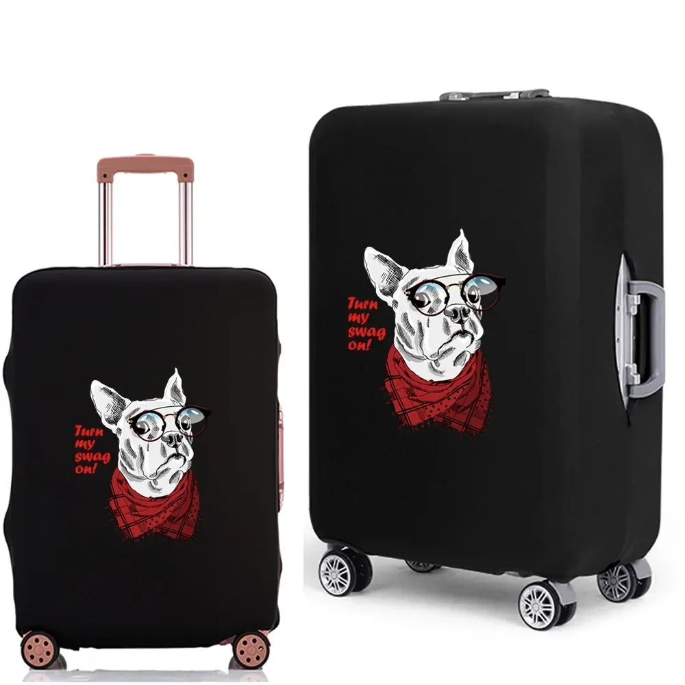 juste de protection élastique pour bagages de voyage, étui épais, housse anti-poussière, nouveau motif de chien, appliquer 18-28, 2022