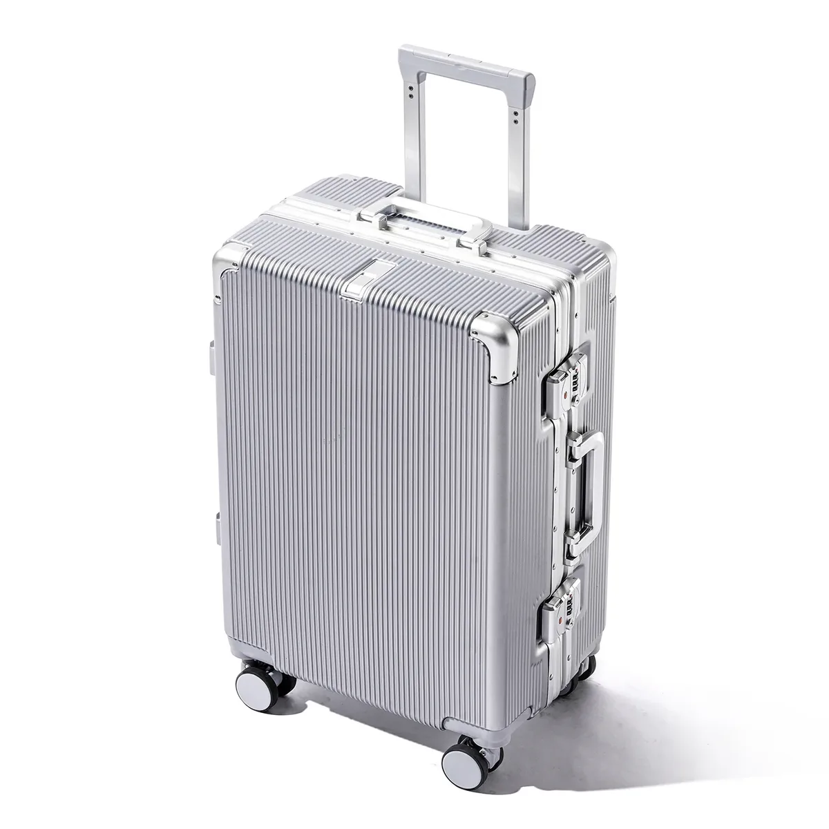 valise de voyage multifonctionnelle 16 "/20"/22 "/24"/26 "/28", bagages roulants à la mode, cadre en aluminium, boîtier de chariot avec roues d'embarquement