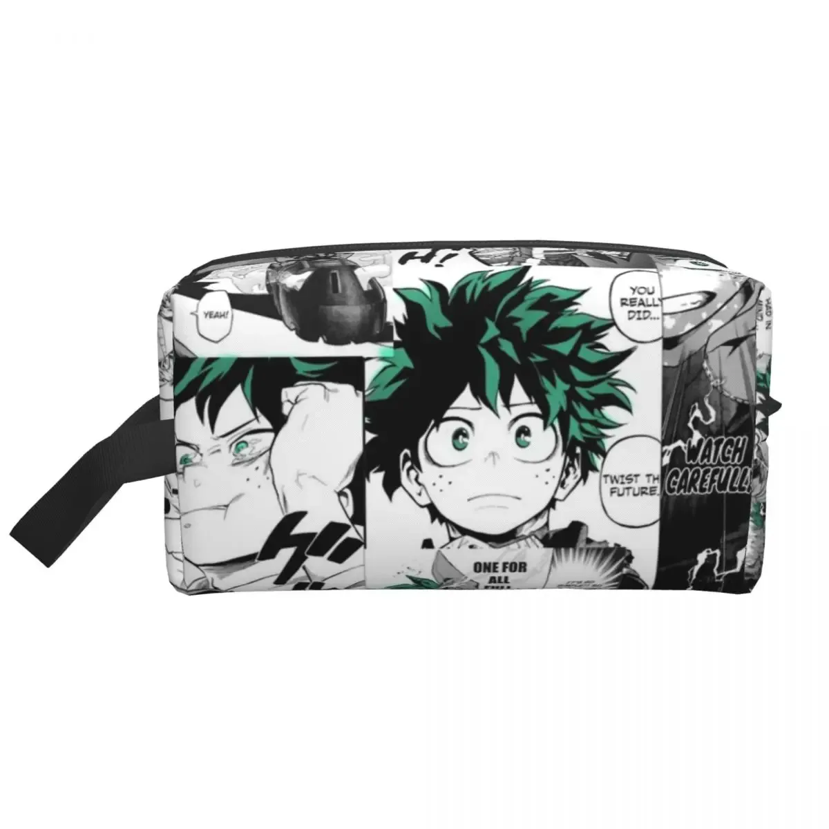 my hero academia – trousse de maquillage, organisateur de cosmétiques, trousse de toilette, trousse à cosmétiques pour femmes, trousse de beauté de voyage, trousse à crayons