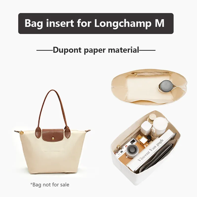 sac de rangement étanche, insertion pour sac longchamp à long manche, fourre-tout, rangement, sac léger, sac de support, accessoires
