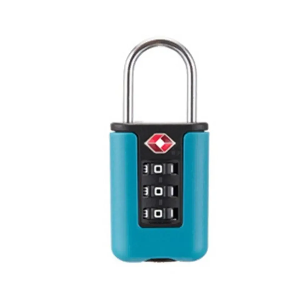 nouveau cadenas à code douanier tsa pour bagages de voyage, mot de passe, verrouillage modifiable, conception de couleur contrastée, 2024