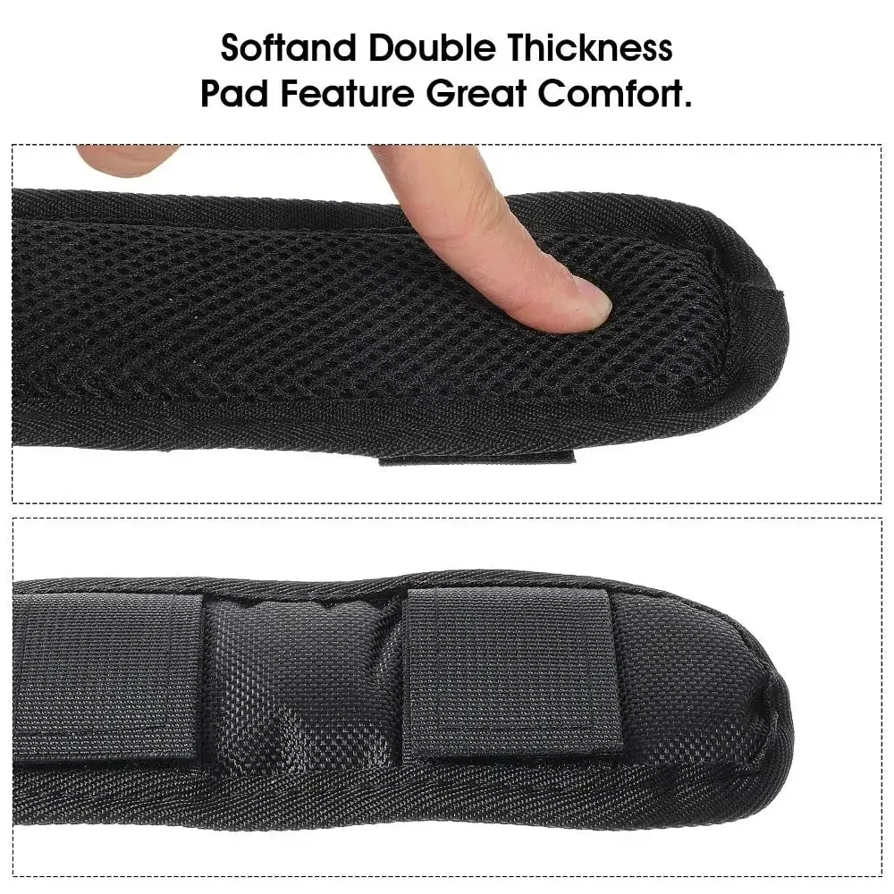 coussin de sac à bandoulière universel, 1 paire, respirant, amovible, coussin de sangle pour bagages, extra épais, absorption des chocs