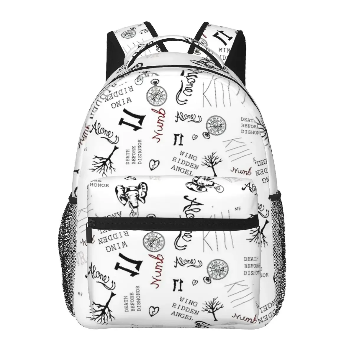tatouages xxxtentacion, papier peint, sacs à dos, sacs à dos pour garçons et filles, sacs d'école pour étudiants, sac à dos de voyage, sac à bandoulière, grande capacité