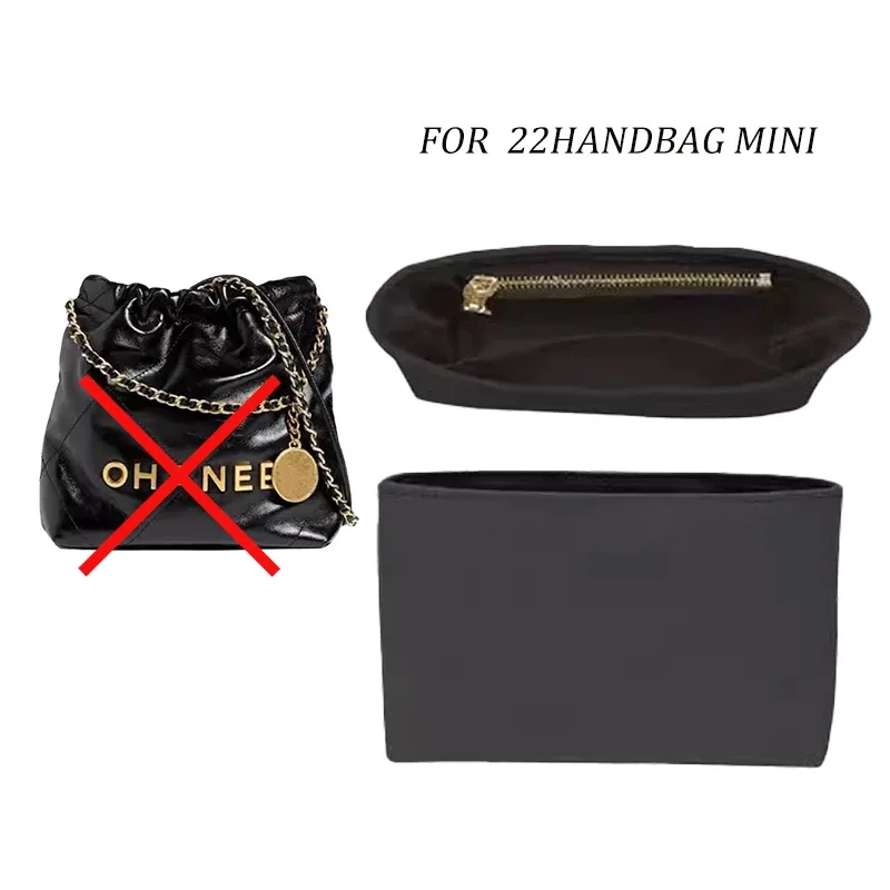 doublure intérieure légère et imperméable pour sac à main chanee 22, organisateur de sac mini s m l, s'adapte parfaitement, avec coussinet d'épaule ordonné et soigné.