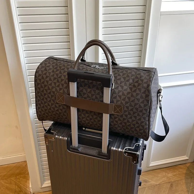 sac de voyage unisexe, sac à main, sac de bagages léger, sac bandoulière, sac à bandoulière imperméable, grande capacité de rangement pour les voyages d'affaires