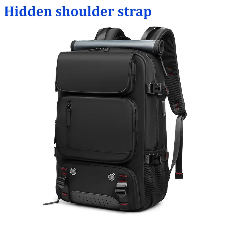 sac à dos de voyage pour femme, sac à dos imperméable pour ordinateur portable de 16 pouces avec sac à chaussures, port de chargement usb caché, sac à dos de randonnée et de camping