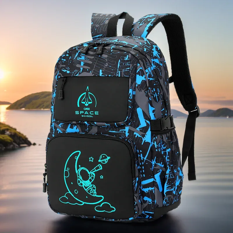 sac à dos scolaire léger et imperméable pour garçons, grande capacité, idéal pour les élèves de la 3ème à la 6ème année, sac de voyage décontracté à bandoulière pour étudiants