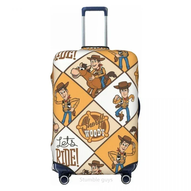 housse de bagage imprimée premium toys, haute élasticité, convient aux bagages de 18 à 32 pouces, résistante à la poussière, anti-rayures, lavable, housse de voyage